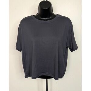 KNIT RIOT Women's Crop Top Gray Size Small